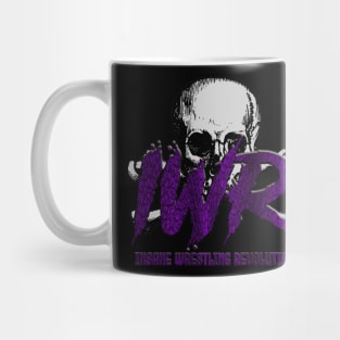 IWR purple logo skull tee Mug